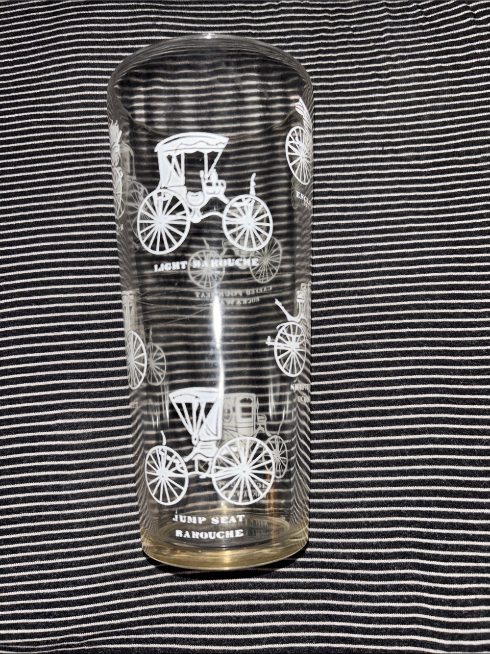 Vtg Horseless Stage Coach Carriage Glass Rockaway Phaeton Barouche Coach Brett.